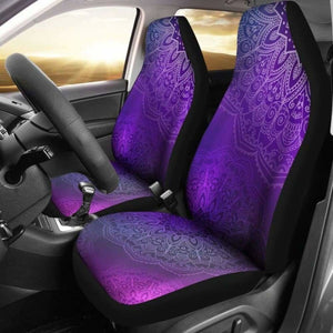 Purple Mandalas Car Seat Covers 105905 - YourCarButBetter