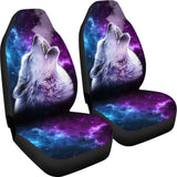 Purple Sky Wolf Car Seat Covers 211702 - YourCarButBetter