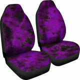 Purple Tie Dye Grunge Car Seat Covers 232125 - YourCarButBetter