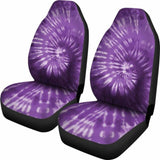 Purple Tie Dye Spiral Car Seat Covers 154230 - YourCarButBetter