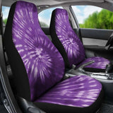 Purple Tie Dye Spiral Car Seat Covers 154230 - YourCarButBetter