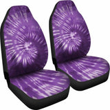 Purple Tie Dye Spiral Car Seat Covers 154230 - YourCarButBetter