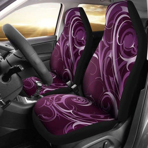 Purple Tribal Swirls Car Seat Covers 102802 - YourCarButBetter