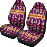 Purrple Tribe Design Native American Car Seat Covers 093223 - YourCarButBetter