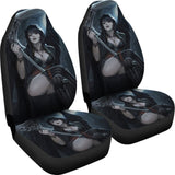 Queen Of Death Grim Reaper Car Seat Covers 210603 - YourCarButBetter