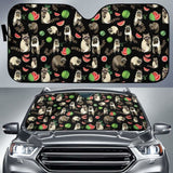 Raccoon Watermelon Pattern Car Auto Sun Shades 182102 - YourCarButBetter