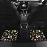 Raccoon Watermelon Pattern Front And Back Car Mats 154813 - YourCarButBetter