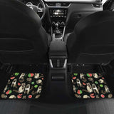 Raccoon Watermelon Pattern Front And Back Car Mats 174510 - YourCarButBetter