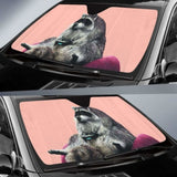 Raccoon with Joystick Gamepad car auto sunshades 182102 - YourCarButBetter