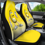 Racing Goes Nuts In Nascar M&M Chocolate Seat Covers 094201 - YourCarButBetter