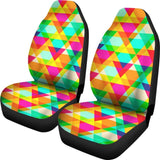 Rainbow Abstract Colorful Design Car Seat Cover 174510 - YourCarButBetter