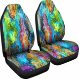 Rainbow Abstract Seat Covers 105905 - YourCarButBetter