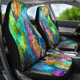 Rainbow Abstract Seat Covers 105905 - YourCarButBetter