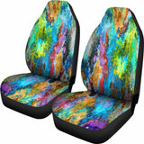 Rainbow Abstract Seat Covers 174914 - YourCarButBetter