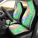 Rainbow Blue Green Car Seat Covers 174510 - YourCarButBetter