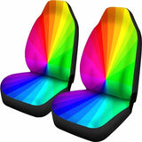 Rainbow Car Seat Covers 174914 - YourCarButBetter