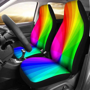 Rainbow Car Seat Covers 174914 - YourCarButBetter