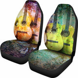 Rainbow Guitar Car Seat Covers 221205 - YourCarButBetter