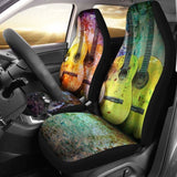 Rainbow Guitar Car Seat Covers 221205 - YourCarButBetter