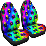 Rainbow Native Print Car Seats 093223 - YourCarButBetter