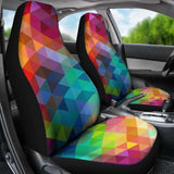 Rainbow Triangle Car Seat Covers 174914 - YourCarButBetter