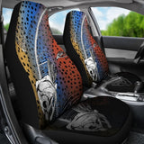 Rainbow Trout Bones And Skin Pattern Fishing Car Seat Covers 182417 - YourCarButBetter