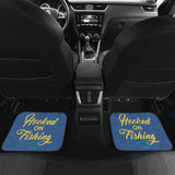 Rainbow Trout Car Mats Hooked On Fishing Art Car Decor 182417 - YourCarButBetter