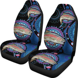 Rainbow Trout Ethnic Pattern Fishing Car Seat Covers 182417 - YourCarButBetter