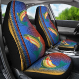 Rainbow Trout Fish Scale Pattern Fishing Car Seat Covers 182417 - YourCarButBetter