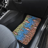 Rainbow Trout Fish Skin Pattern Fishing Car Floor Mats 182417 - YourCarButBetter