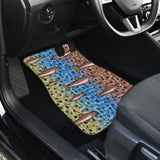 Rainbow Trout Fish Skin Pattern Fishing Car Floor Mats 182417 - YourCarButBetter