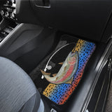 Rainbow Trout Fishing Car Floor Mats 182417 - YourCarButBetter