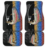 Rainbow Trout Fishing Car Floor Mats 182417 - YourCarButBetter