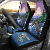 Rainbow Trout Fishing Car Seat Covers Hooked On Fishing Car Decor 182417 - YourCarButBetter