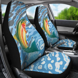 Rainbow Trout On The Water Fishing Car Seat Covers 182417 - YourCarButBetter