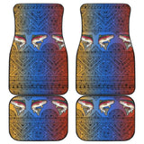 Rainbow Trout Skin Color Boho Pattern Fishing Car Floor Mats 182417 - YourCarButBetter