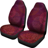 Raspberry Sunset Chrysanthemums Car Seat Covers 550317