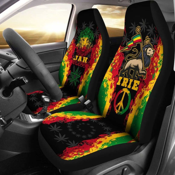 Rastafari Car Seat Covers - Jah Bless - 15 192609 - YourCarButBetter