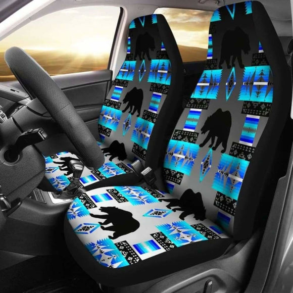 Real Bear Midnight Lake Car Seat Covers 153908 - YourCarButBetter