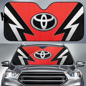 Red And Black Toyota Amazing Style Car Auto Sun Shades Custom 1 210601 - YourCarButBetter