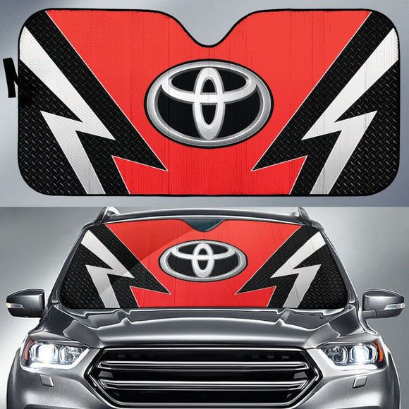 Red And Black Toyota Amazing Style Car Auto Sun Shades Custom 1 210601 - YourCarButBetter