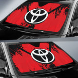 Red And Black Toyota Amazing Style Car Auto Sun Shades Custom 3 211001 - YourCarButBetter