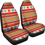 Red Aztec Design Car Seat Covers 174510 - YourCarButBetter