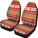 Red Aztec Design Car Seat Covers 174510 - YourCarButBetter