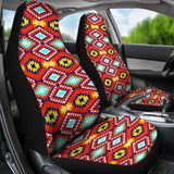 Red Blue Yellow Aztec Car Seat Covers 174510 - YourCarButBetter