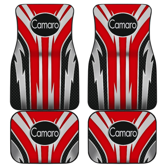 Red Camaro Car Floor Mats 211901 - YourCarButBetter