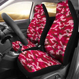 Red Camouflage Car Seat Covers 112608 - YourCarButBetter