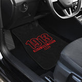 Red Delta Sigma Theta 1913 Black Themed Car Floor Mats 211706 - YourCarButBetter