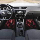 Red Dragon And Love Rose Car Floor Mats 211604 - YourCarButBetter