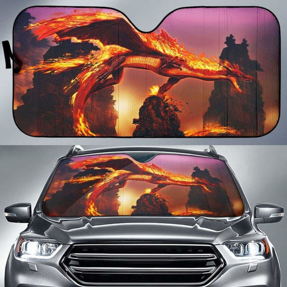 Red Dragon Digital Sun Shade amazing best gift ideas 172609 - YourCarButBetter